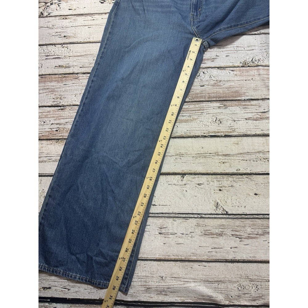 Levi Cinch Baggy Jeans Womens 31x31 Medium Wash Loose Wide Leg NWT - Picture 4 of 11